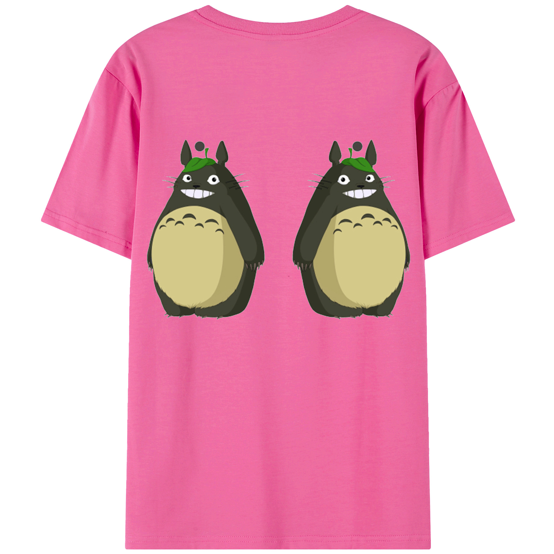 （画像用） となりのトトロ 草壁メイ 草壁サツキ My Neighbor Totoro Satsuki Kusakabe Mei Kusakabe レディース半袖Tシャツ(バックプリント)